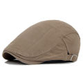 New Men's Ivy Hat Berets Cap Golf Driving Adjustable Sun Flat Plain Cabbie Newsboy Cap-Fashion 6Colors Hot. 
