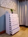 Sleek Wooden Five Drawer Sideboard - Classic Wooden Chester Design with Spacious Drawer Cabinet for Stylish Storage. 