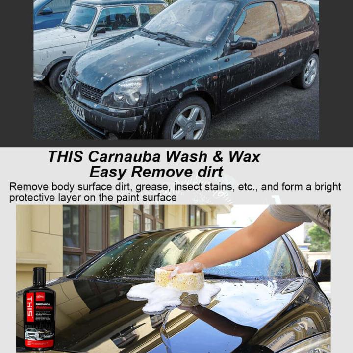 CAR SHAMPOO Wash & Wax – 1 Liter
