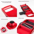 Vegetable Slicer Mandoline Cutter of Godmorn - 6 Interchangeable Blades with Peeler Storage Container Cutter for Potato,Tomato, Onion etc. 