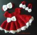Pure Woolen Cute Baby Girls Dress. 