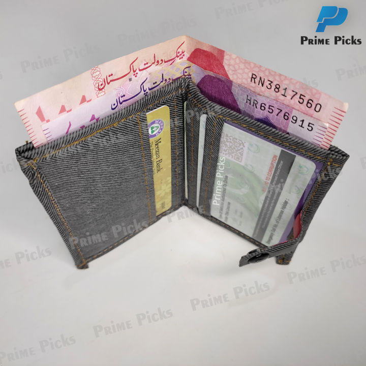 Slim Smart ATM Card Holder Small Wallet for Men and Boys with "Metal