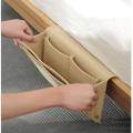 Bedside Storage Bag Pouch Bed Desk Bag Sofa TV Hanging Caddy Couch Storage Organizer Bed Holder Pockets 1pc Felt. 
