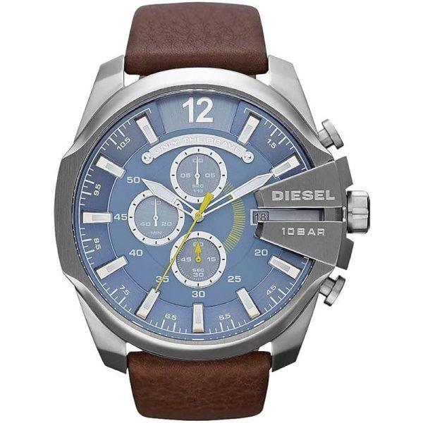 Diesel DZ4281 Leather Strap Wrist Watch For Men