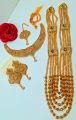 New collection Golden Crystal Girls Jewellery Set With Cristal Chain For Women Trendy Fashion Artical 463572. 