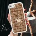 BILI for iPhone 6 6S Cover With Ballet Dancer Fabric Back Lens Protection Soft Silicone Phone Cases. 
