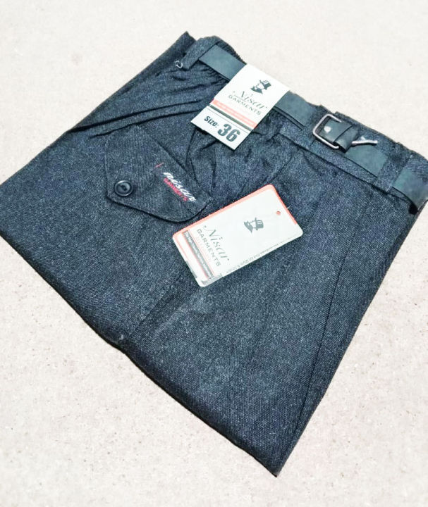 Malaysia Grey School Uniform Pant Elastic Waist