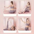 1pcs High-Elastic Resistance Bands for Fitness & Elastic Yoga Resistance Band for Back Stretch - Exercise - Multifunctional Figure 8 Chest Expander with Non-Slip Massage Handles for Home & Gym Workouts. 