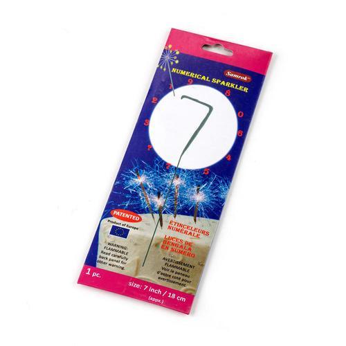 Sparkle Candle Birthday Party Candle Number 0 to 9