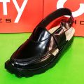 nerozi peshawri chappal shoes for men black and maroon sandals for men. 
