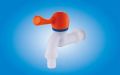 PVC Faucet Water Tap 1/2 inch thread with detachable nozzle. 