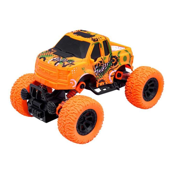 Rabia Toys Pull Back Off Road Climbing Four Wheel Car Orange ORC060