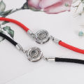 Projection 100 Languages“ I Love You ”Couple Bracelets -Braided Rope Bracelet -Lover Jewelry Gift Bangle Bracelet Women Girls. 