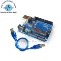 Arduino Uno R3 Dip Development Board With USB Cable In Pakistan. 