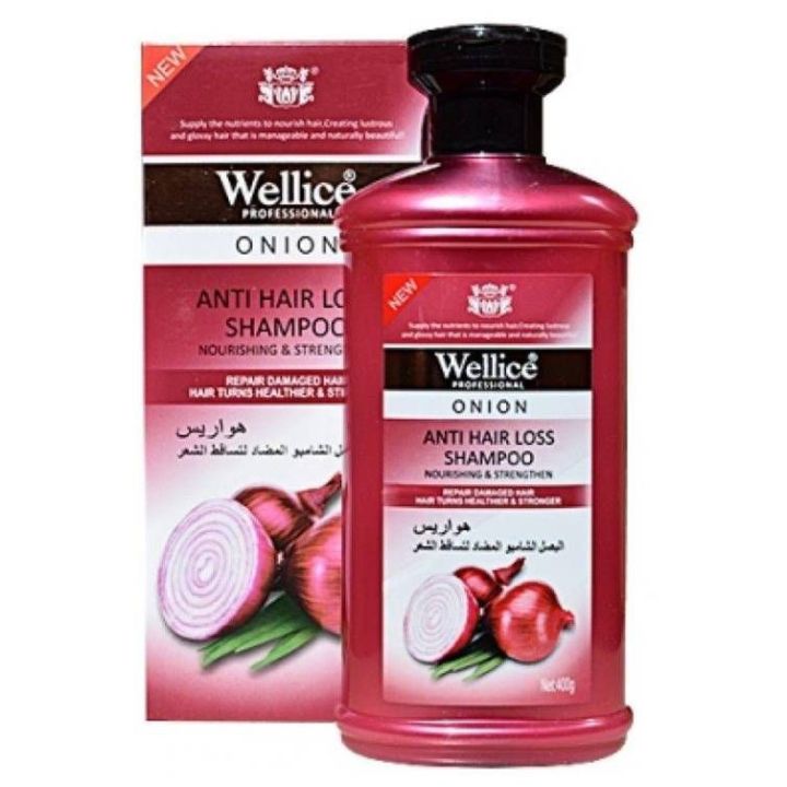 Wellice Wellice Professional Onion Anti-Hair Loss Shampoo – 400g Hair Care ...