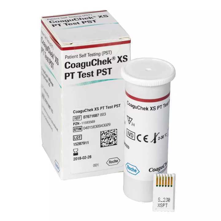 CoaguChek%20XS%20System%20INR%20Testing%20Machine%20Portable%20PT%20INR%20Meter%20Blood%20Coagulation%20Monitor%20Roche%20Anticoagulation%20Device%20Home%20Use%20-%20Image%203