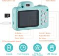 Kids Digital Camera for Girls Boys, Vannico Rechargeable HD Video Photo Camera for Kids Age 3-10, Kids Mini Selfie Camera Camcorder With 16GB SD Card Gift for Children Blue. 