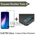 Xiaomi Redmi Note 8 Glass Protector 9D|5D|6D|10D|11D|21D Black Tempered Glass Screen Protector Full Glue Edge To Edge + Back Camera 9H Gorilla Flexible Protector For Xiaomi Redmi Note 8. 