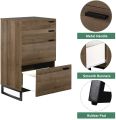 Wooden Four Drawer Sideboard - Stylish Chester Drawer and Cabinet for Room. 