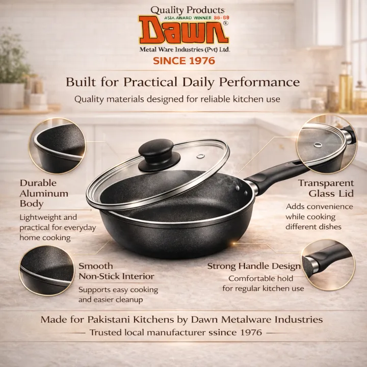 Deep%20Non%20Stick%20Frying%20Pan%2026cm%20with%20Glass%20Lid%20Aluminum%20Cooking%20Pan%20Black%20Kitchen%20Cookware%20-%20Image%203