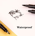Marie’s Black Micro-Line Pen Fineliner Ink Pens Waterproof Needle Hook Line Pen For Writing Drawing Design Manga Sketching Available in 4 sizes. 