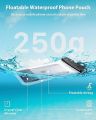 YOSH IPX8 Floating Waterproof Phone Pouch, Floatable Waterproof Phone Case Dry Bag for Swimming for all universal smartphones up to 7.5. 
