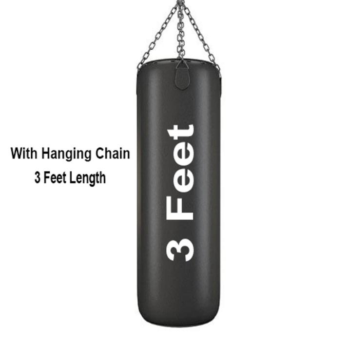 Workout Punching Boxing Bag-3 Feet length Pro Huge Boxing Bag with hanging Chain for Men, Women, Adults