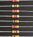 20pcs 1/4W 5% resistor 4.7K ohm resistor 4.7 kilo ohm. 