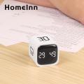 Productivity Cube Timer Efficient Time Management Digital Timer for Cooking Study Productivity Gravity Sensor Led Display Dual Modes Ideal for Students Professionals 4 Preset Times Southeast Asian. 