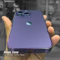 Deep Purple Matte Glass Case for iPhone 14 Pro & 14 Pro Max. 