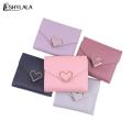 Love Heart Wallet Women Fashion Purse Mini Coin Purse Simple Girl Wallets Money Pocket Card Holder Female Wallets Bag. 