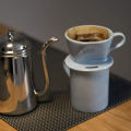 HAOEN 100Pcs Coffee Filters Disposable Cone Paper Coffee Filter Natural Unbleached Filter 4-6 Cup for Pour Over Coffee Makers. 