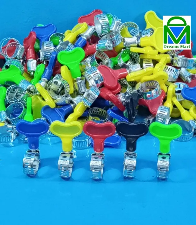 Pack%20of%2010pcs%20Gas%20Pipe%20Clips%20Adjustable%20Clamp%2015mm%20Hoop%20Butterfly%20Fastening%20Clip%20Bracket%20Tie%20Worm%20Drive%20Plastic%20Horn%20DM%20Hardware%20-%20Image%203