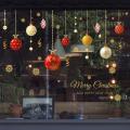 Christmas Window Stickers Xmas Ball Mirror Stickers Wall Ornaments Merry Christmas Decoration Mirror Sticker New Year Stickers. 
