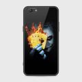 Oppo F3 Cover - Joker Series - HQ Ultra Shine Premium Infinity Glass Soft Silicon Borders Case. 