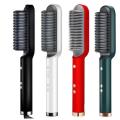 Hair Straightener Brush Curling Comb 2 In 1 Hair Hot Comb Anti-Scald Hair Straightener Brush For Girls Electric Heated Hair Styler Tool, Travel, Professional Salon at Home. 