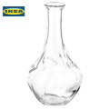 IKEA VILJESTARK Glass Vase 17cm Home and Office Flower Decor. 