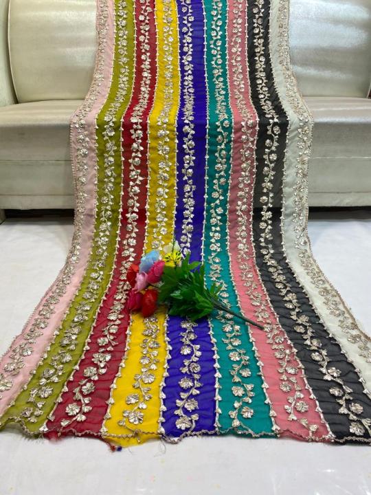 Mahndi%20Maio%20Hand%20made%20Traditional%20Gotta%20work%20Dupatta%20LCD%20gotta%20Multi%20shaded%20Dupatta%20%20Fabric%20pur%20Soft%20Bamber%20Chiffon%20Dupatta%20ONLY%20-%20Image%207