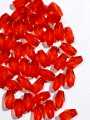Red Cylinder Cut Acrylic Plastic Beads for DIY Crafts - Pack of 130 Pcs / 15gms - Ideal for DIY Jewelry Making, Jewelry, and Dress Accessories.. 