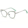 Computer Glasses Retro Full Frame High Quality Plain Glasses Anti-blue Light Cat Eye Glasses. 