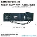 Extra Large Cuff with Latex Blader for Blood Pressure Monitor DualTube. 