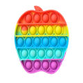 POP Bubble Squeeze Sensory Fidget Toy Pop It Fidgit Toy Rainbow Circle. 
