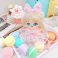 Doll clothes 10cm cotton doll starfish body normal body 15cm clothes skirt new year christmas onesie set. 
