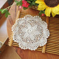 Table Mats Washable Round Beautiful Floral Placemats Coasters. 