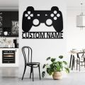Customize name Woden gamer wall art Video Game Control Wooden  Wall Art Custom Gamer Name Sign Gaming Room Decoration wooden decor. 