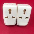 13A 3 Pin Multi Plug With Extra Socket - Brand Quality (Pack Of 2). 