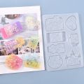 Diy Crystal Glue Mold Quicksand Series Full-Page Set Silicone Mold. 