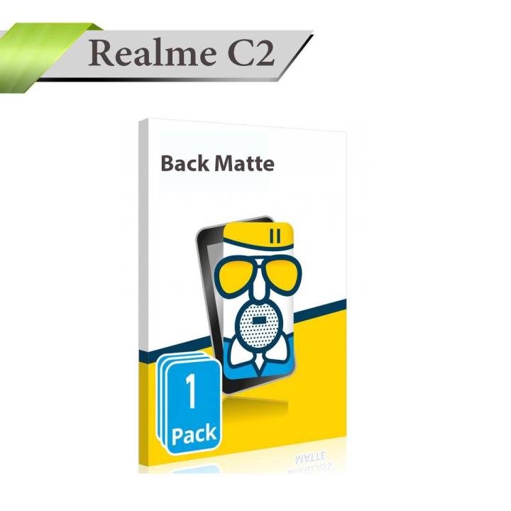 Real me C2 Back Matte Protector Soft Skin Film Protection