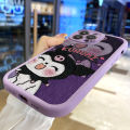 AMORVOR for Samsung Galaxy A10S Back Cover PU Leather Cartoon Sanrio Kuromi Phone Case Soft Silicone Edge Phone Cover. 