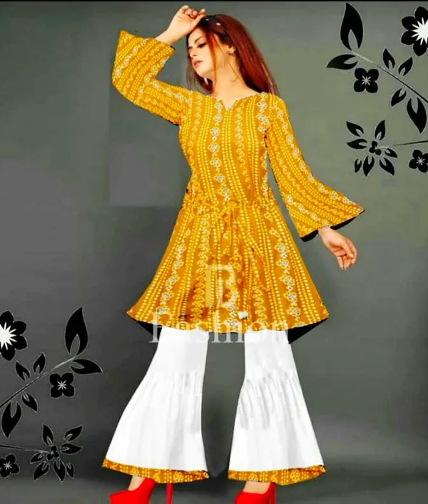 Chunri%20Frock%20with%20Sharara%202-Piece%20Ladies%20Suit%20-%20Ready%20to%20Wear%20for%20Women/Girls%20-%20Image%204